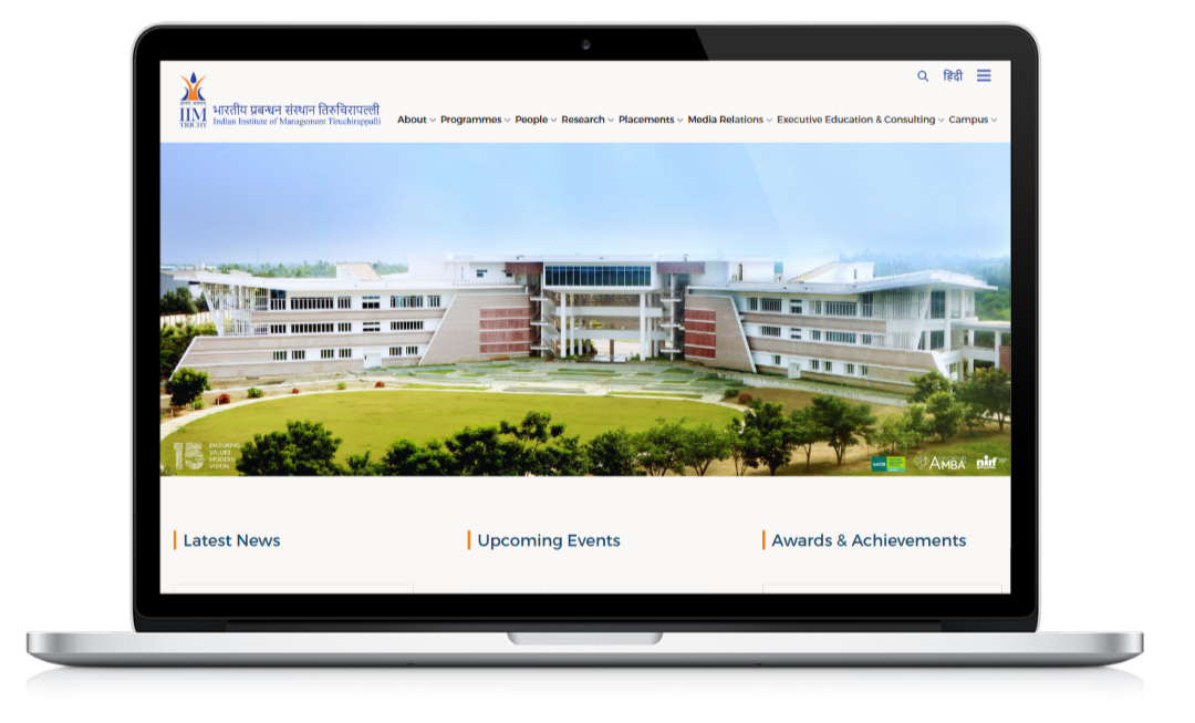 IIMT Website Preview